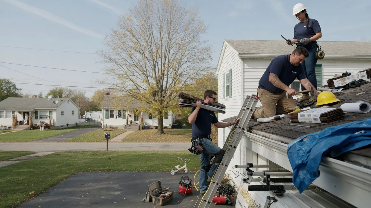 Local Roofing Contractors in Roanoke, IN near me